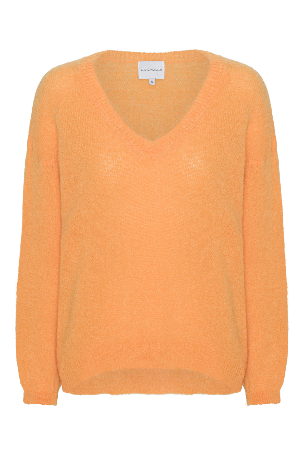Silja V Neck Knit Light Orange