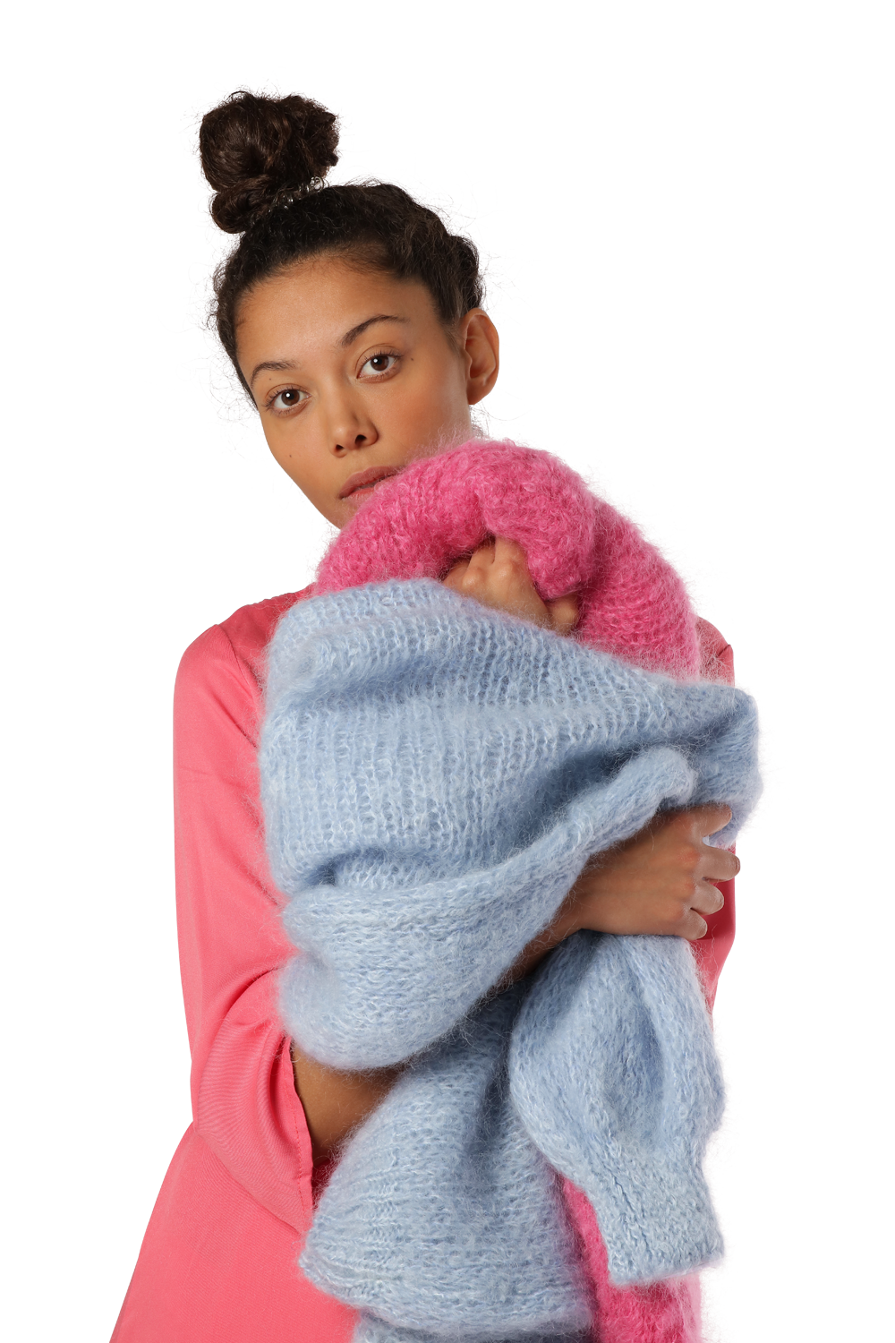 Milly Wrap Dress Long Solid Coral Red