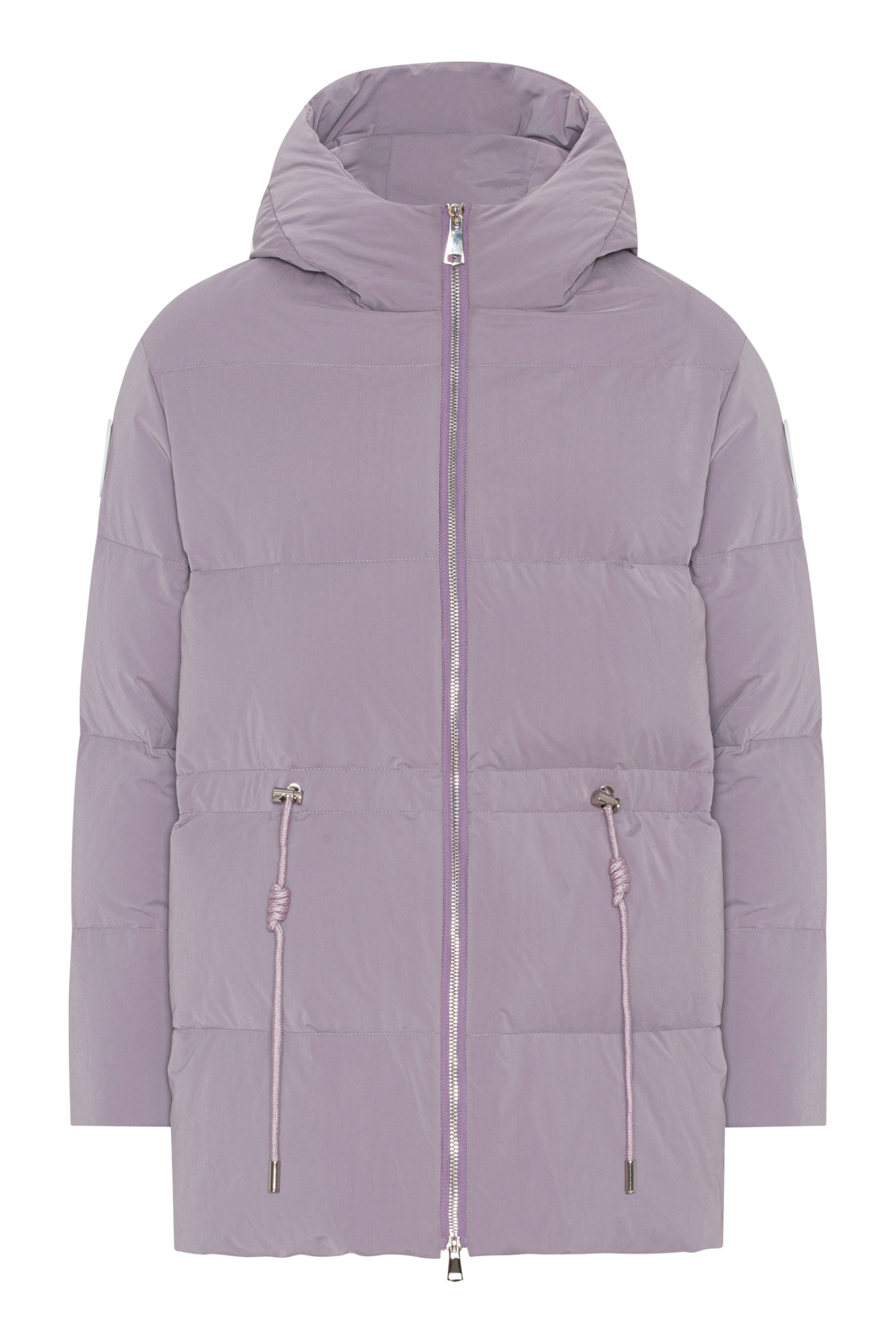 Zenya Midi Down Drawstring Jacket Dusty Lilac - Sample