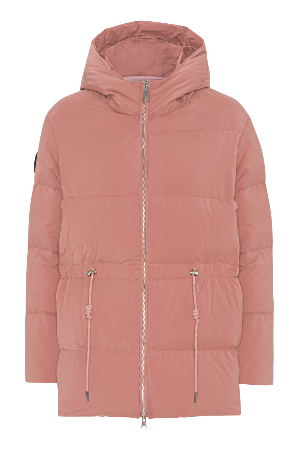 Zenya Midi Down Drawstring Jacket Rose - Sample