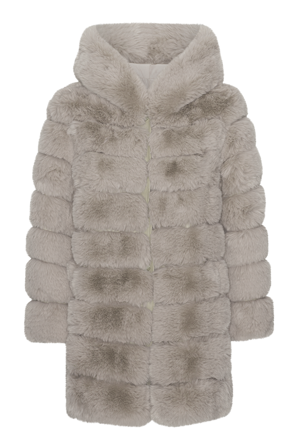 Blake Faux Fur Coat Long Beige