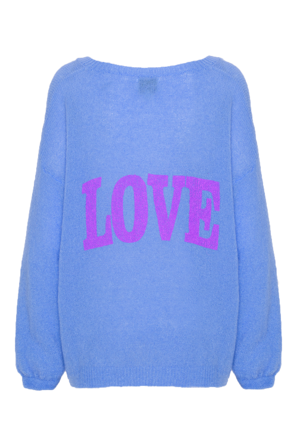 Silja Back Letters Sky Blue W/ Purple Letters (LOVE)