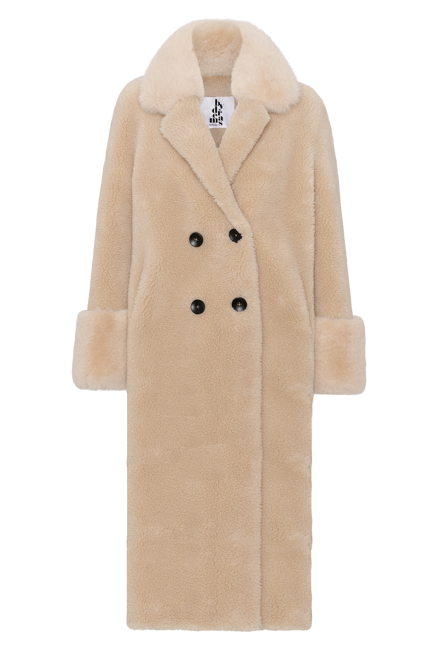 Fiona Long Wool Coat Beige