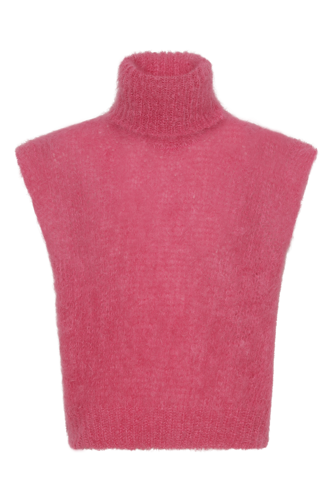 Gabriella Roll Neck Vest Pink - Sample