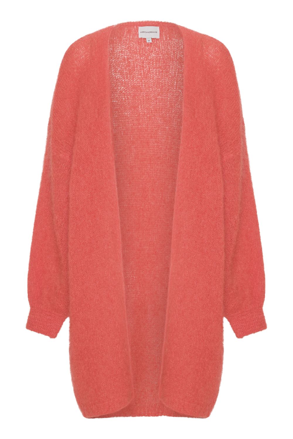 Lee Midi Cardigan Coral Red