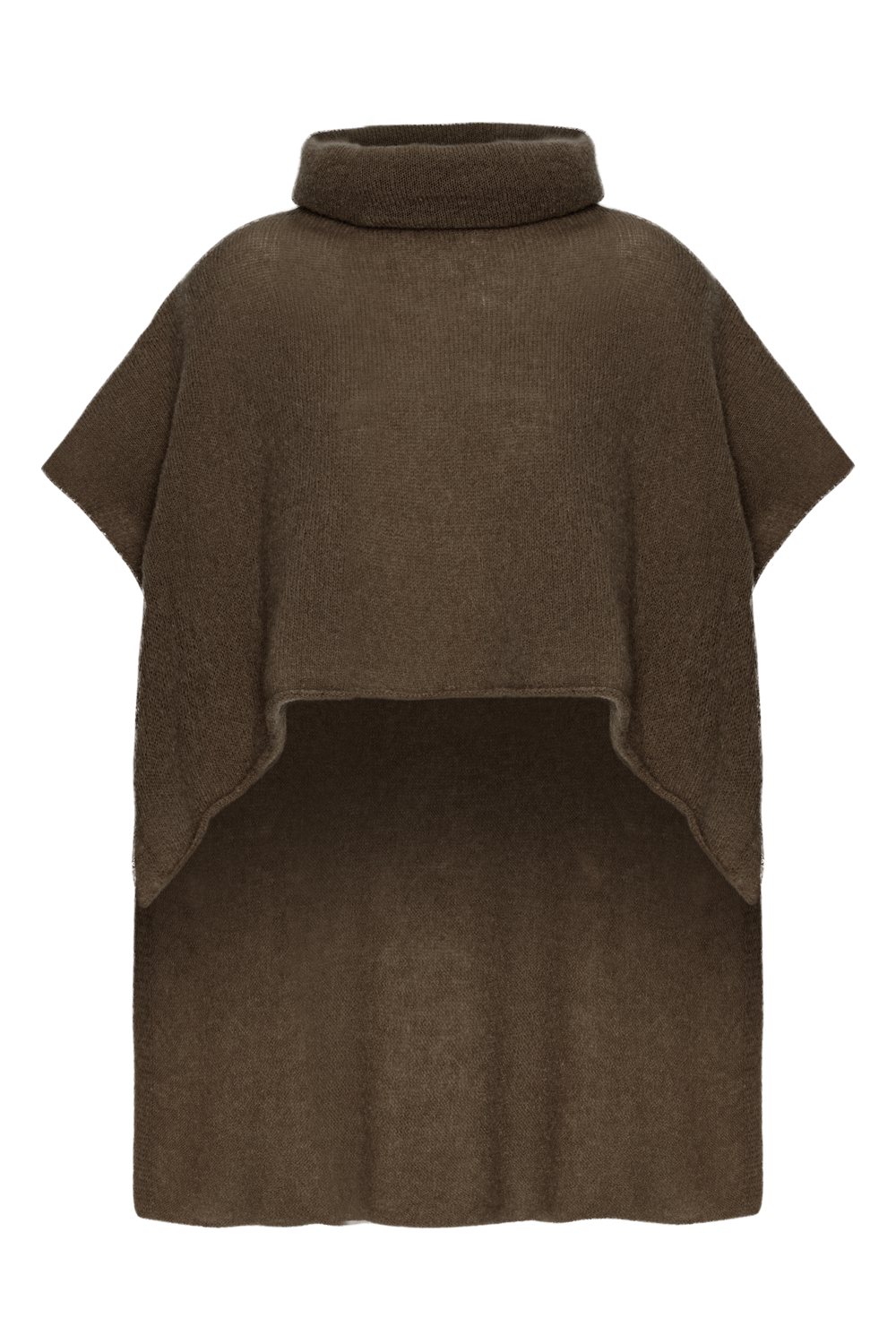 Bella Poncho Dark Brown
