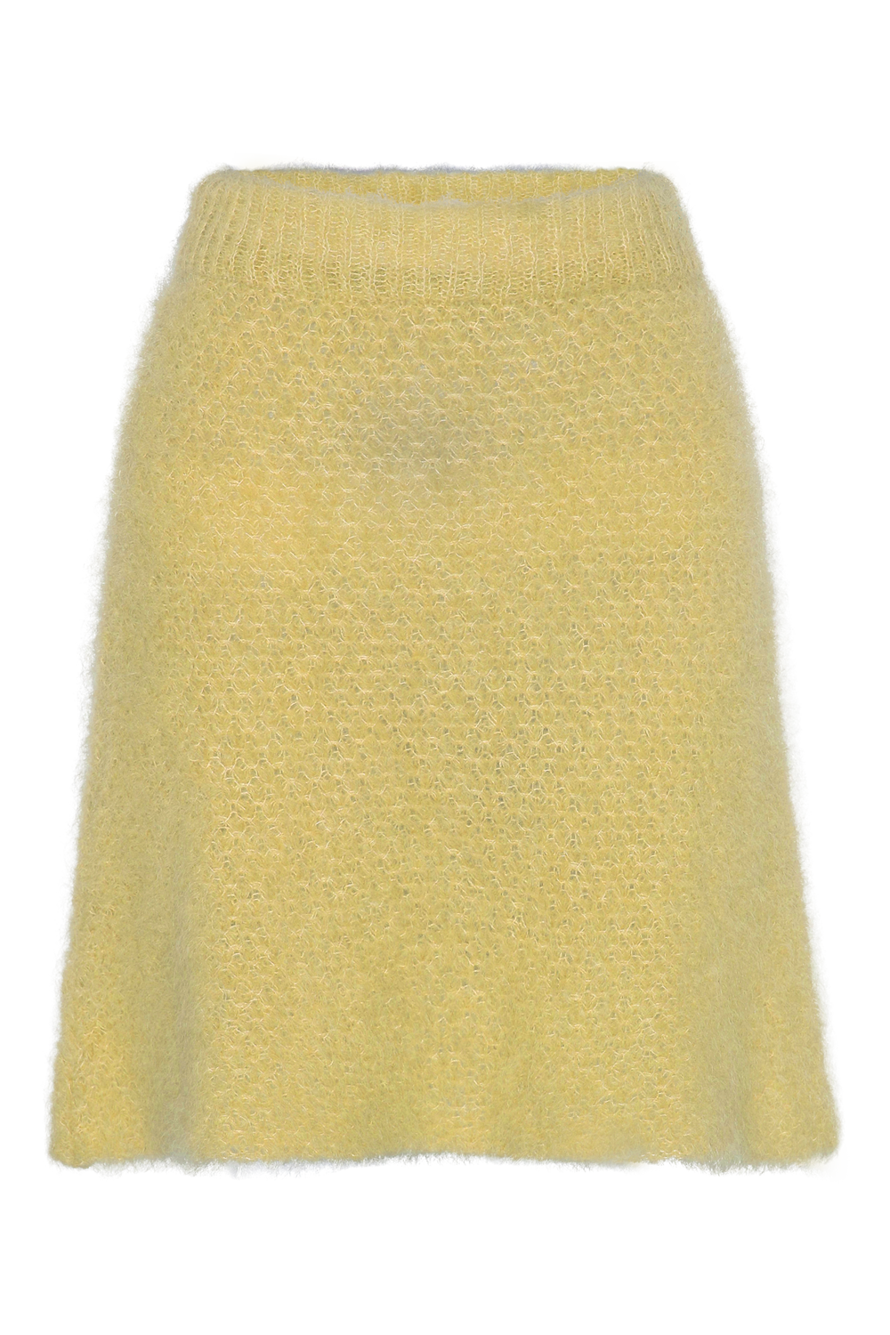 Adrienne Knit Skirt Short Yellow - Sample