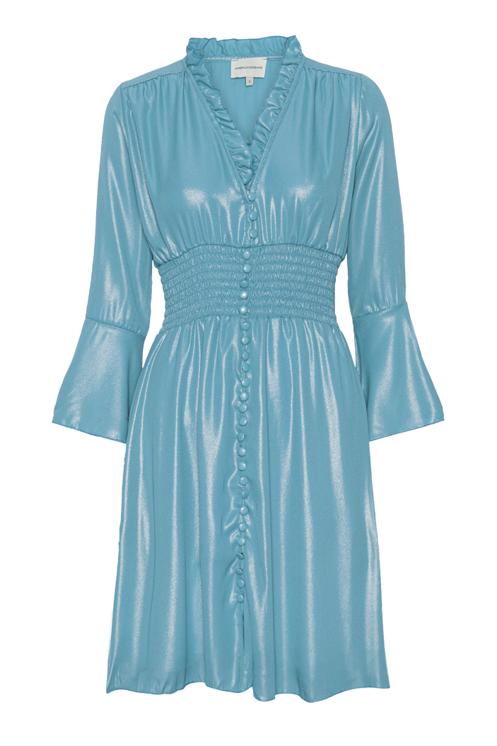 Sally Short Shimmer Dress Blue