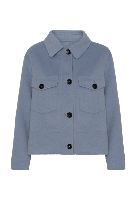 Luna Short Wool Jacket Light Blue - Sample