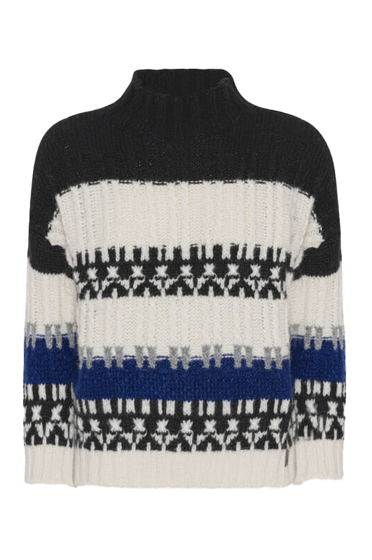 Nellie Nordic Alpaca Knit Blue - Sample