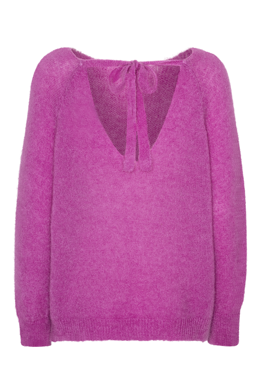 Julya Back Tie Pullover Pearly Purple