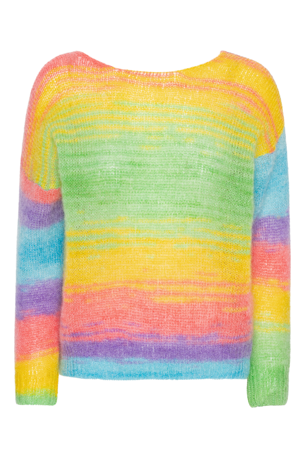 Carly Multi Striped Pullover Rainbow