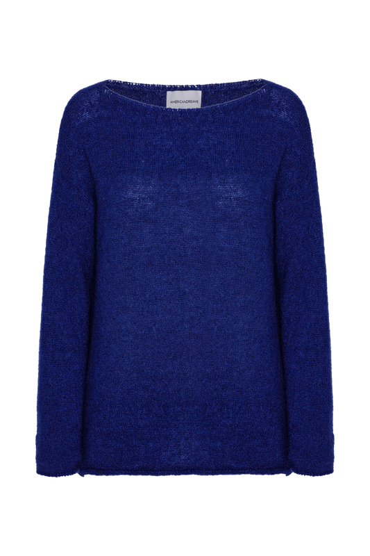 Molly LS Star Navy Blue