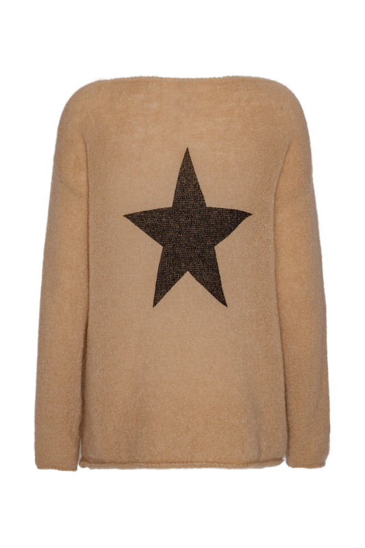 Molly LS Star Medium Brown