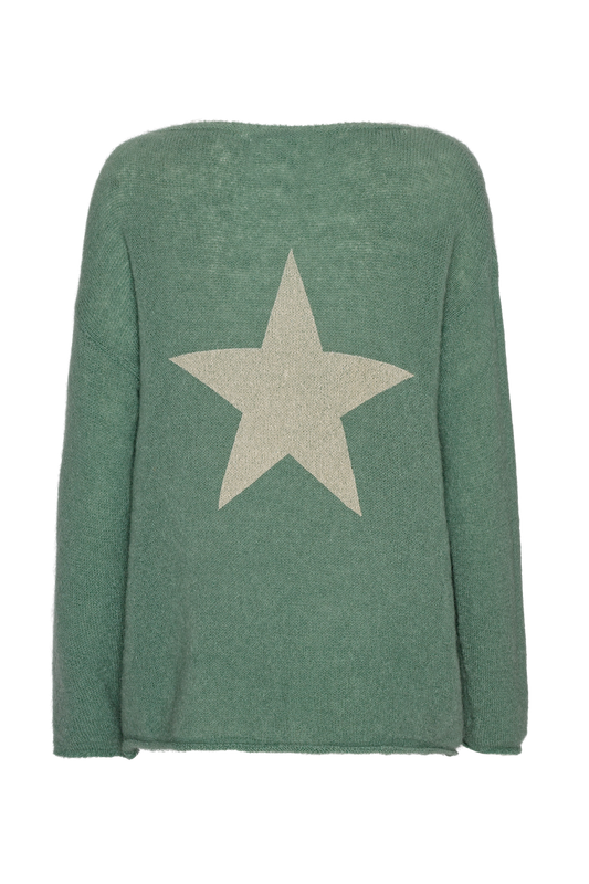 Molly LS Star Dusty Green