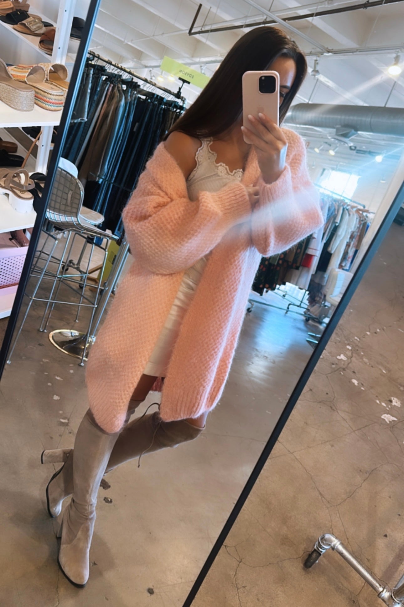 Tenna Cardigan Peach