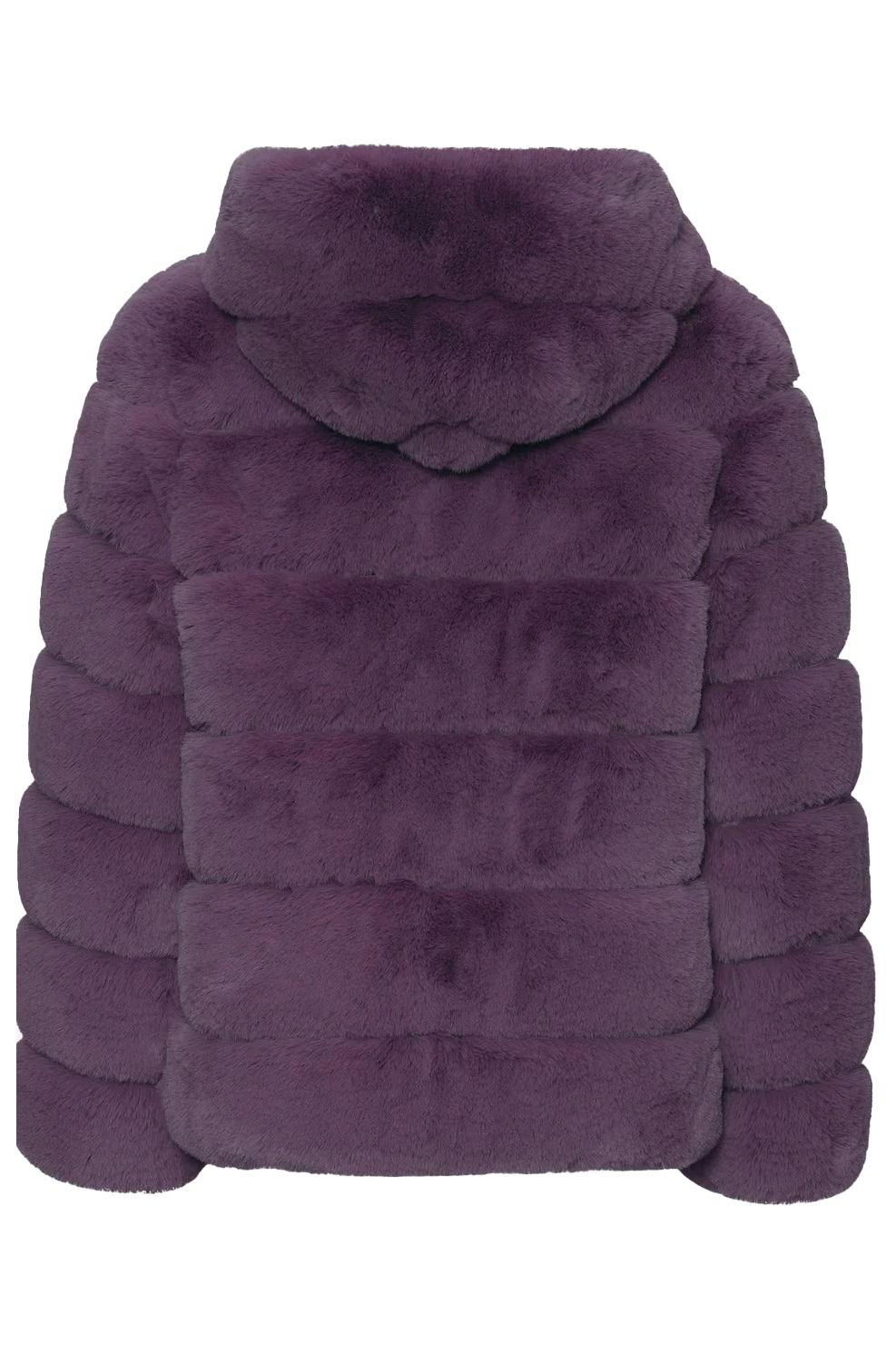 Blake Faux Fur Jacket Short Purple - Sample