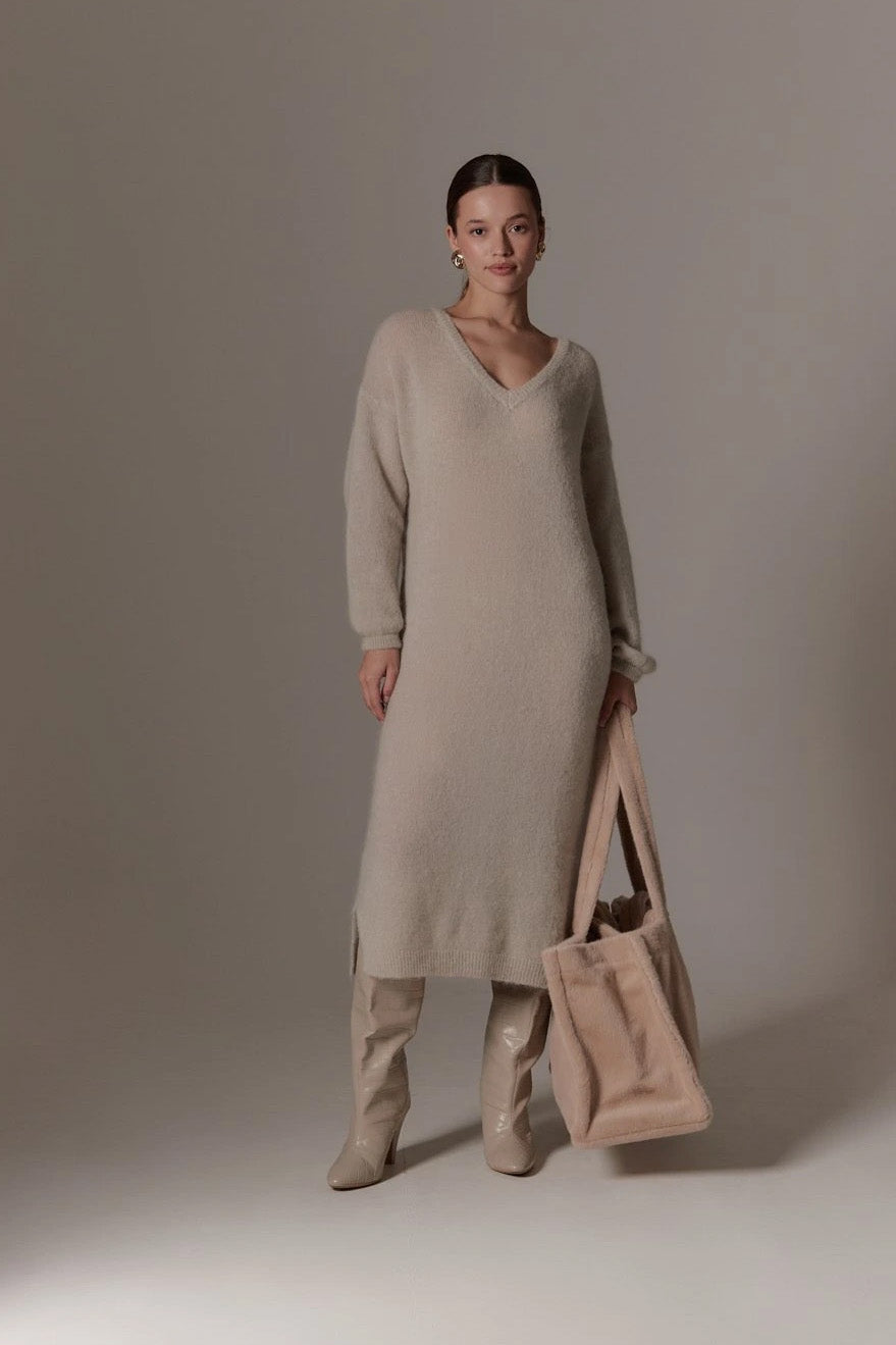 Silja Dress Beige