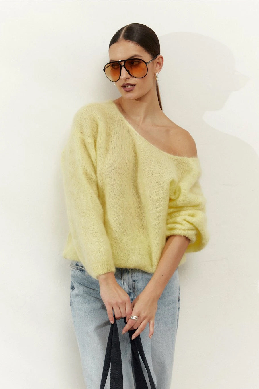 Cornelia LS Cardigan Light Yellow