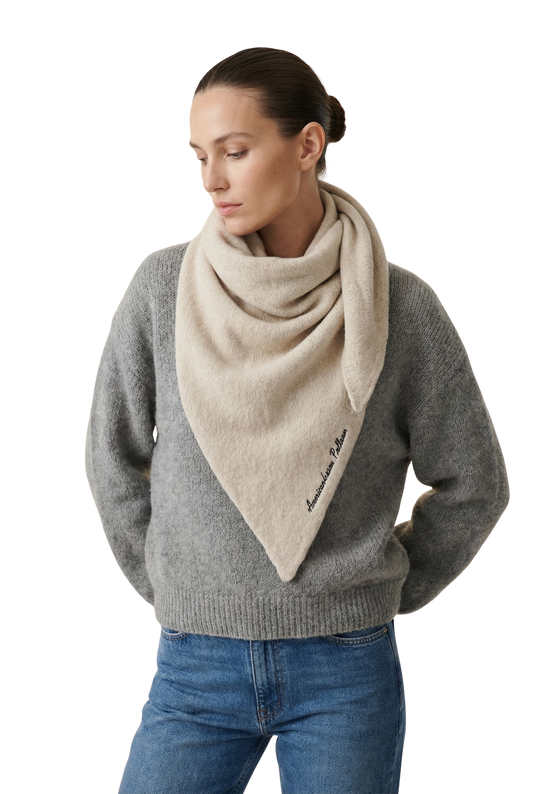 Atiya Alpaca Scarf Beige