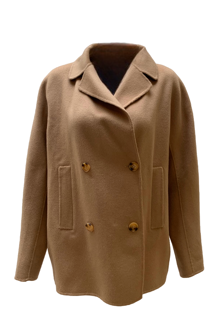 Sharon Coat Short Brown- Sample