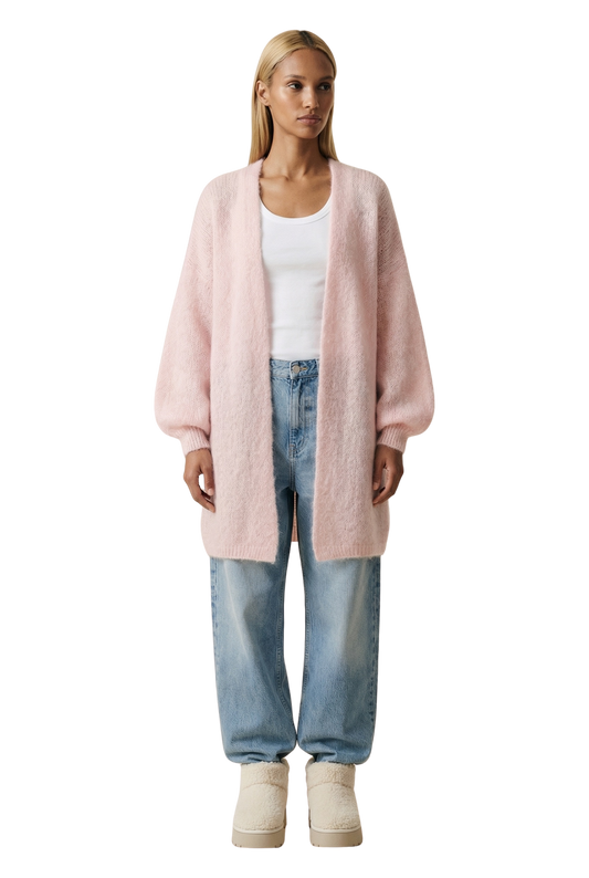 Lee Midi Cardigan Light Pink