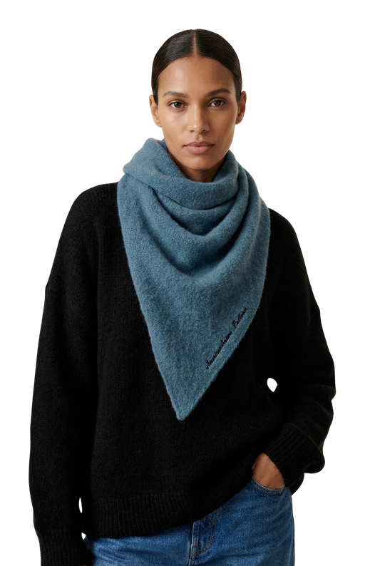 Atiya Alpaca Scarf Teal Blue