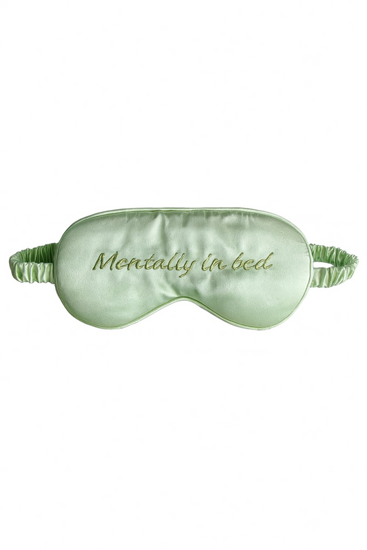 Cheri Silk Sleeping Mask Green Tea