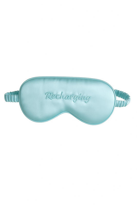 Cheri Silk Sleeping Mask Seafoam Green