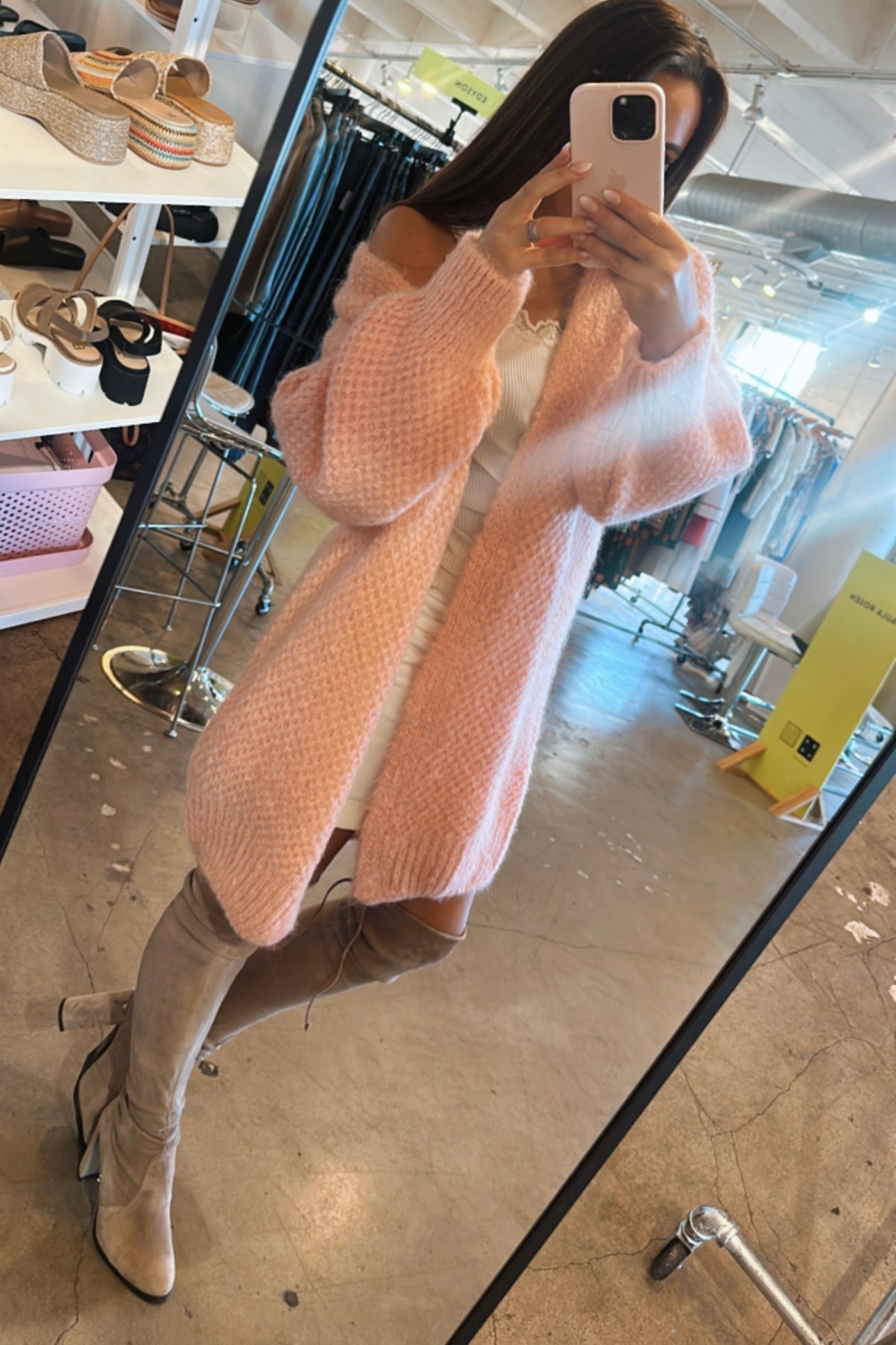 Tenna Cardigan Peach