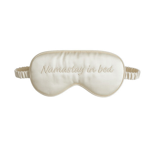 Cheri Silk Sleeping Mask Beige
