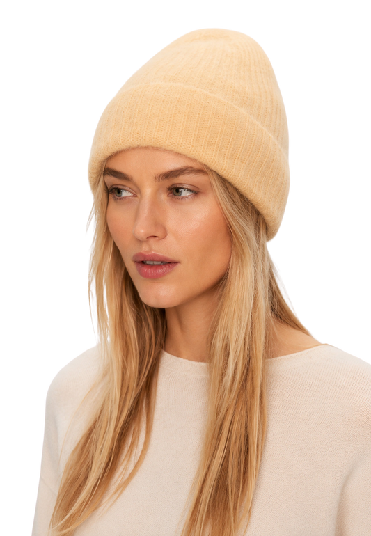 Mila Mohair Beanie Almond image