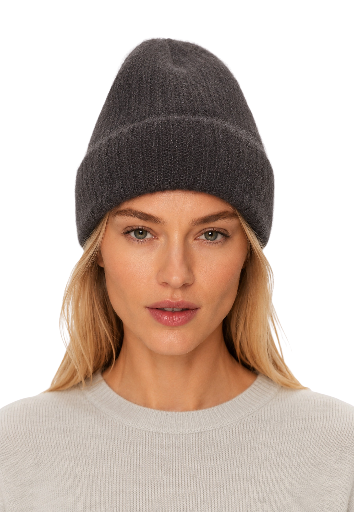 Mila Mohair Beanie Graphite image