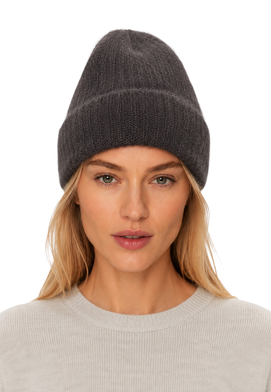 Mila Mohair Beanie Graphite image