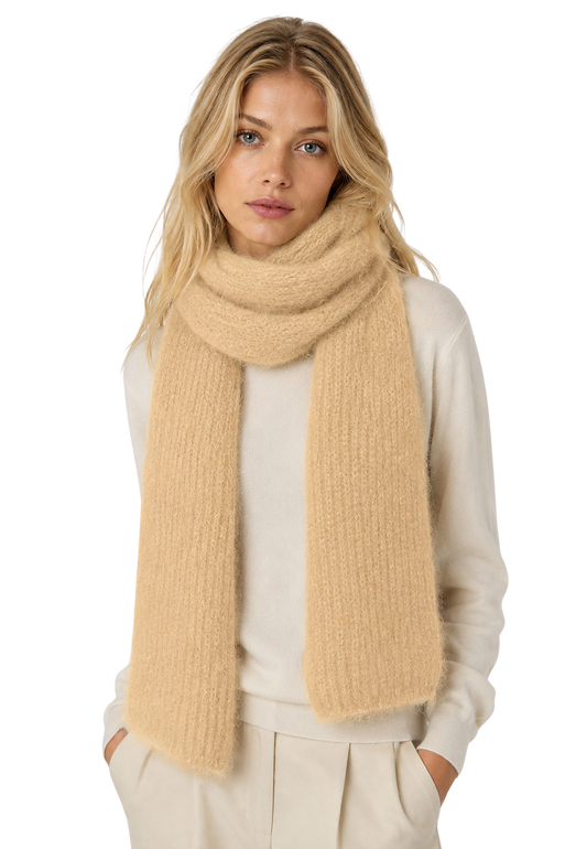 Lisa Mohair Scarf Almond image