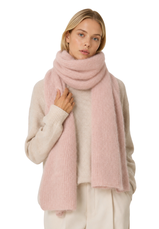 Lisa Mohair Scarf Light Pink image