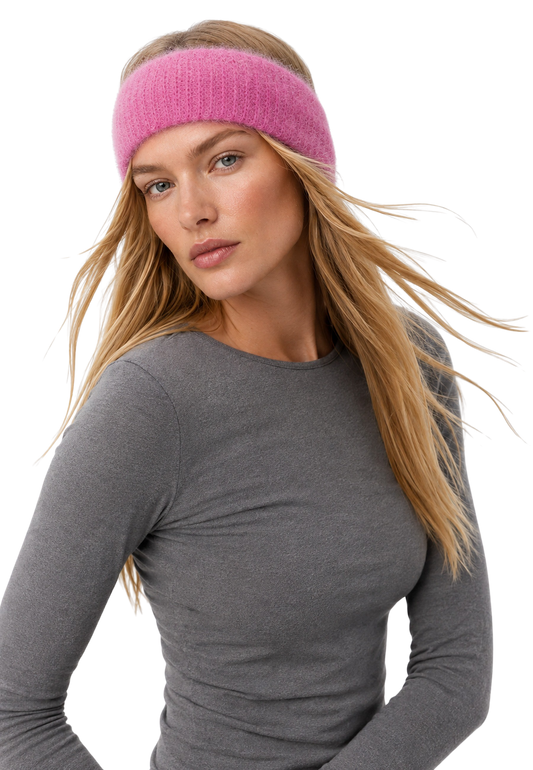 Nola Mohair Headband Pink image