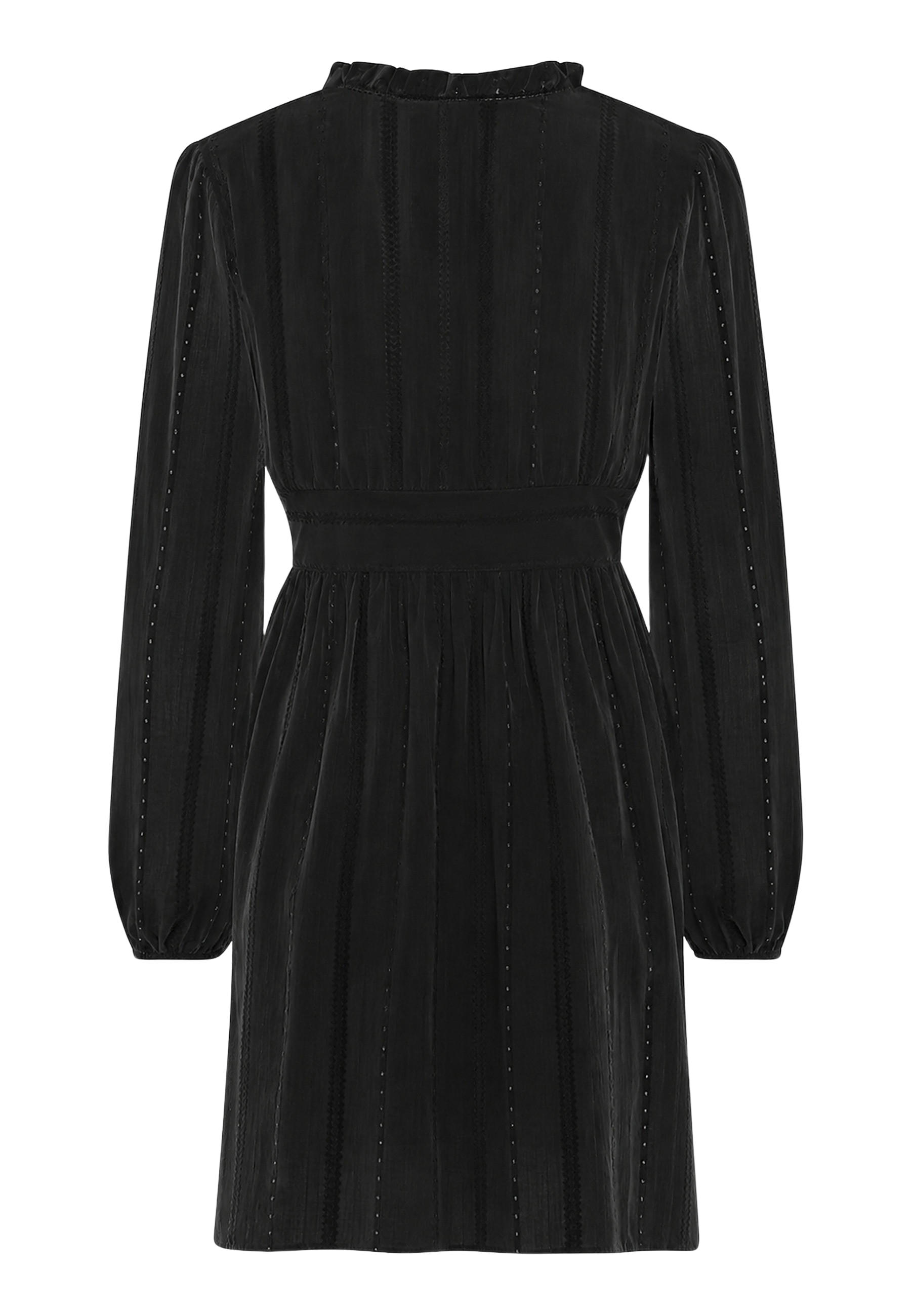 Umi Cotton Short Dress Black image