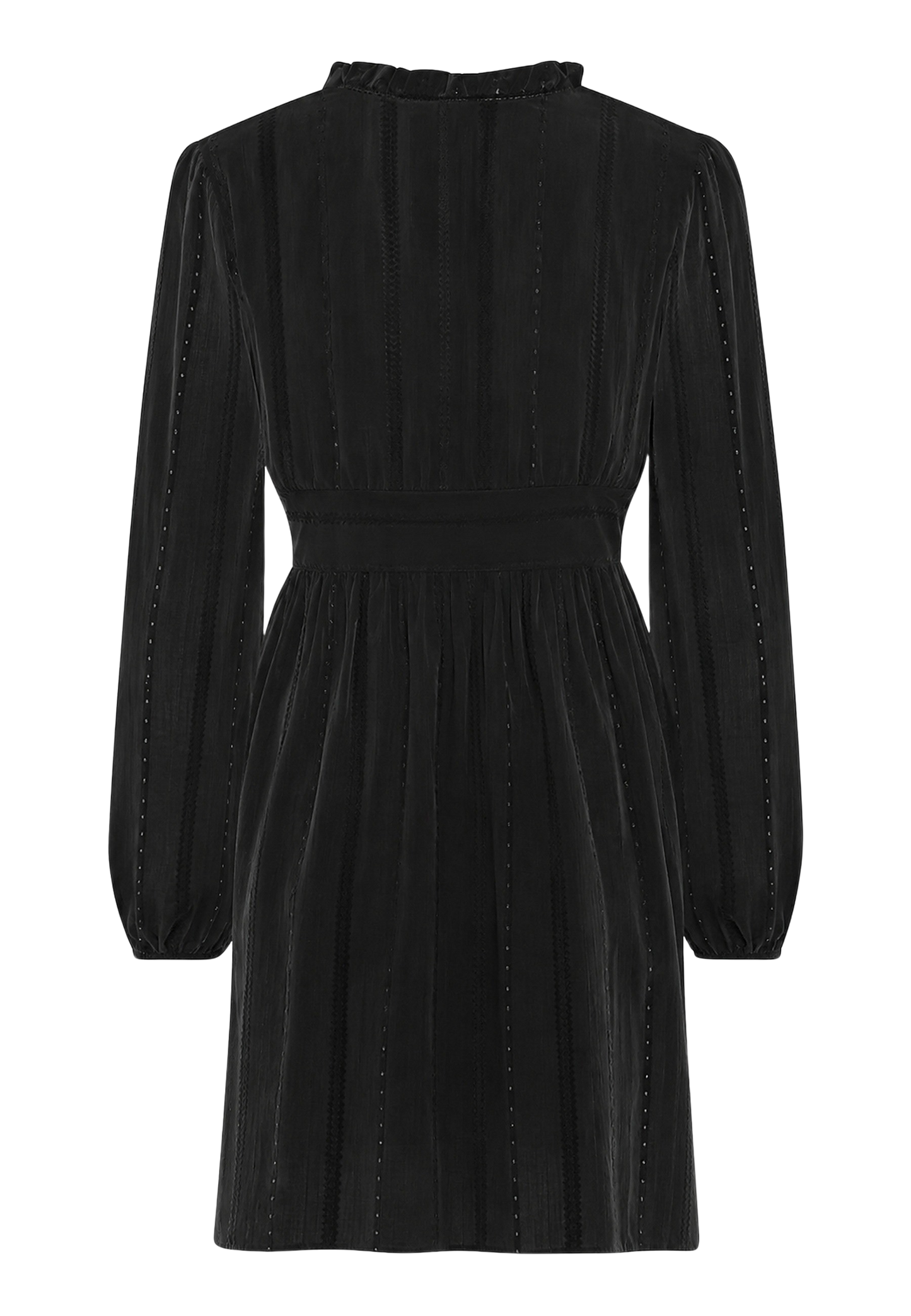 Umi Cotton Short Dress Black image
