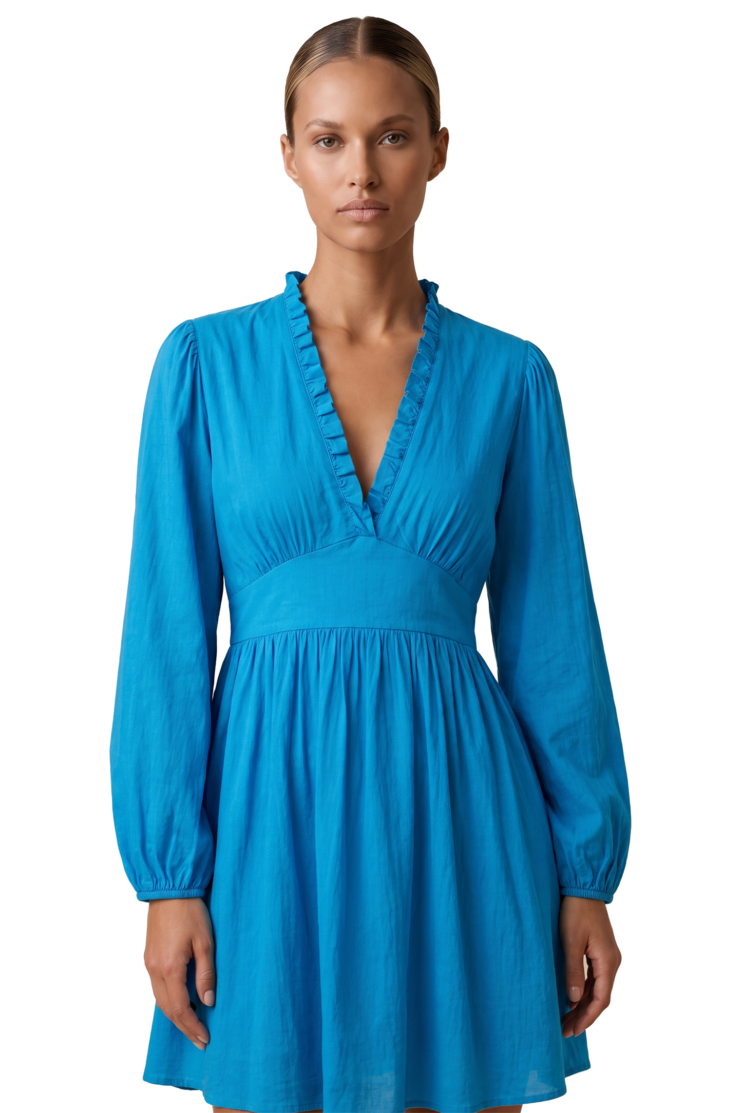 Umi Short Solid Cotton Sky Blue