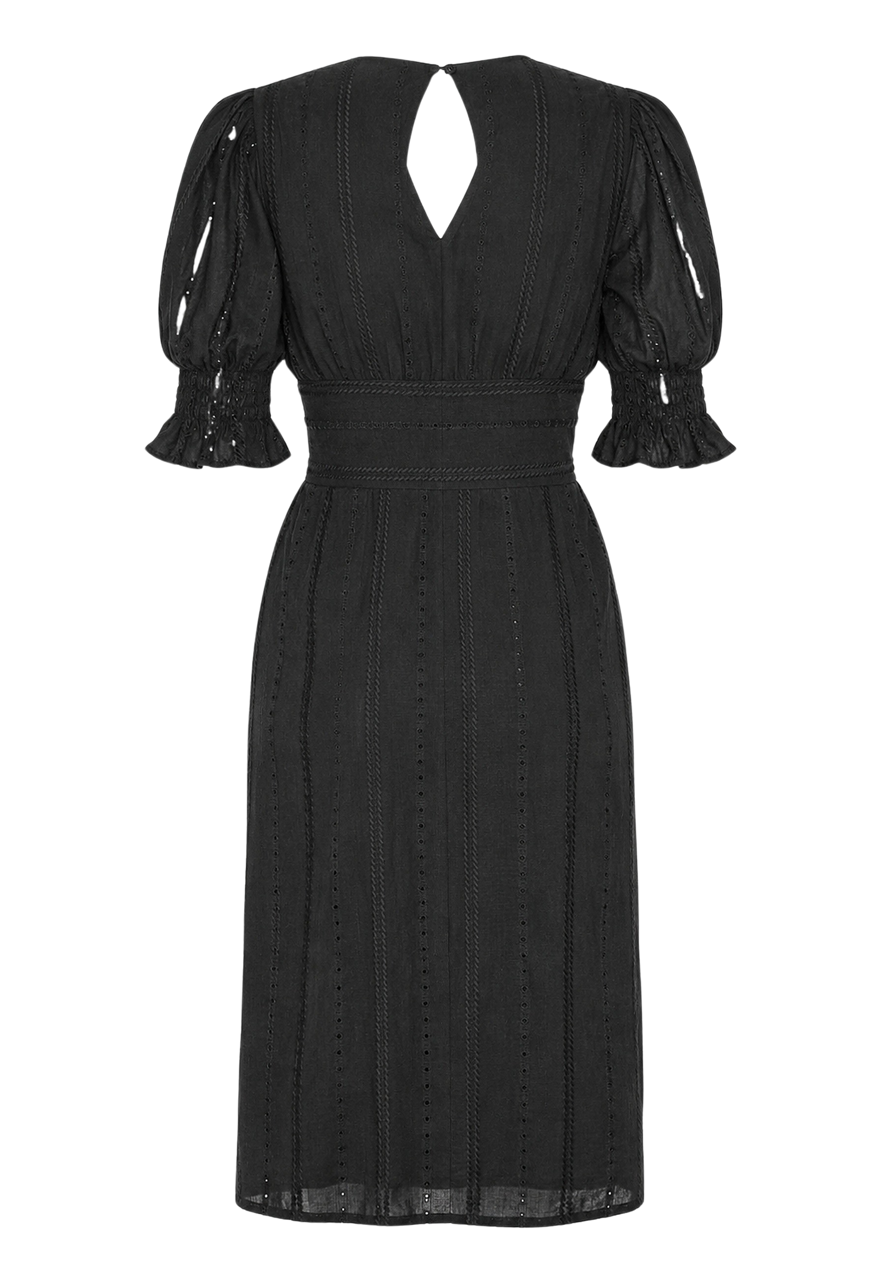 Koko Cotton Short Dress Black image