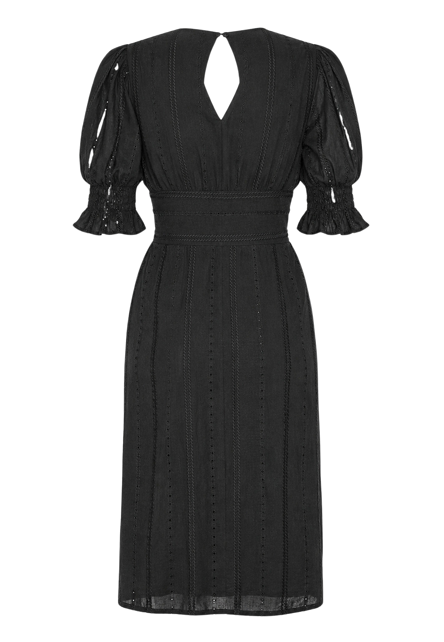 Koko Cotton Short Dress Black image