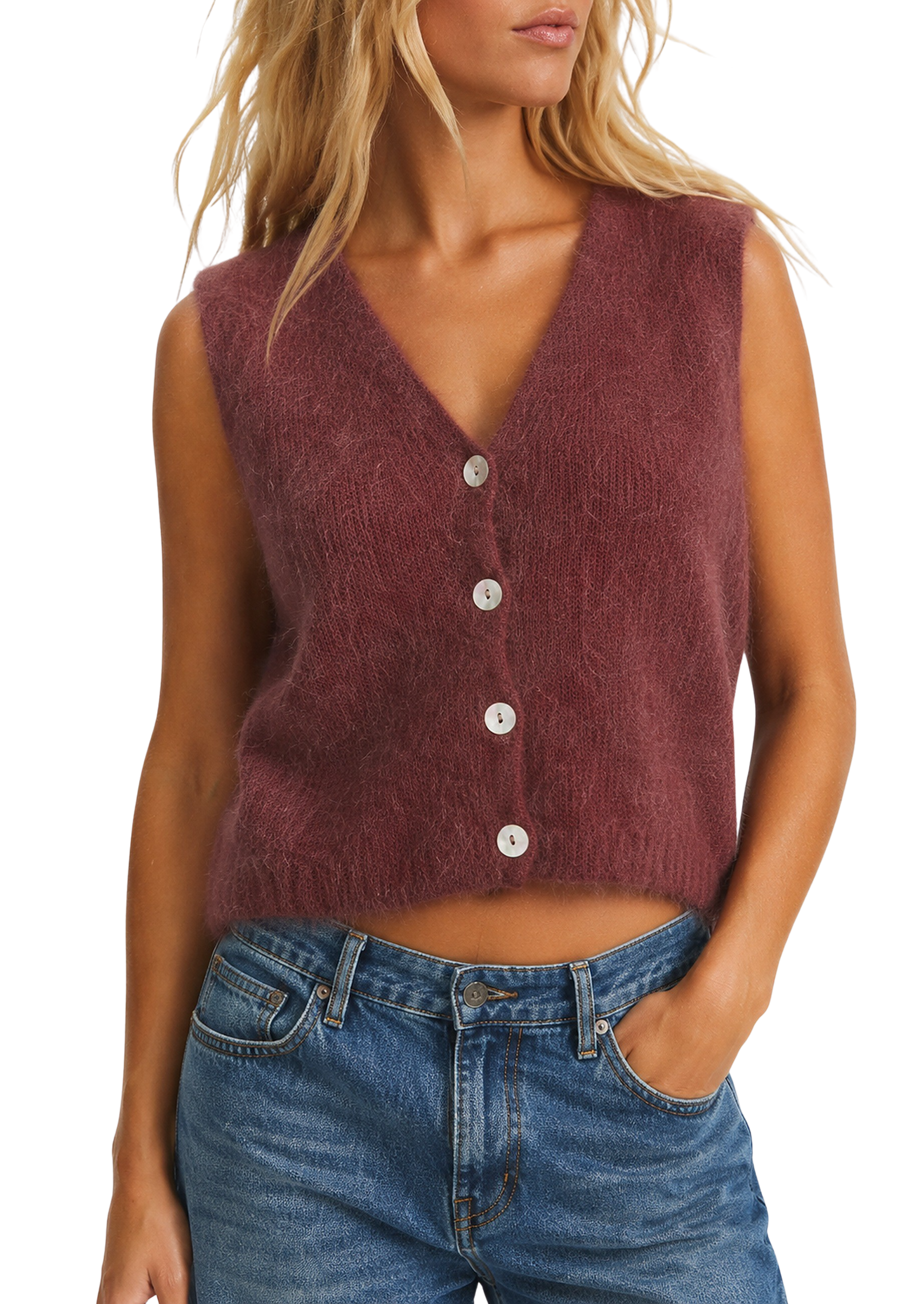 Telma Vest Bordeaux image