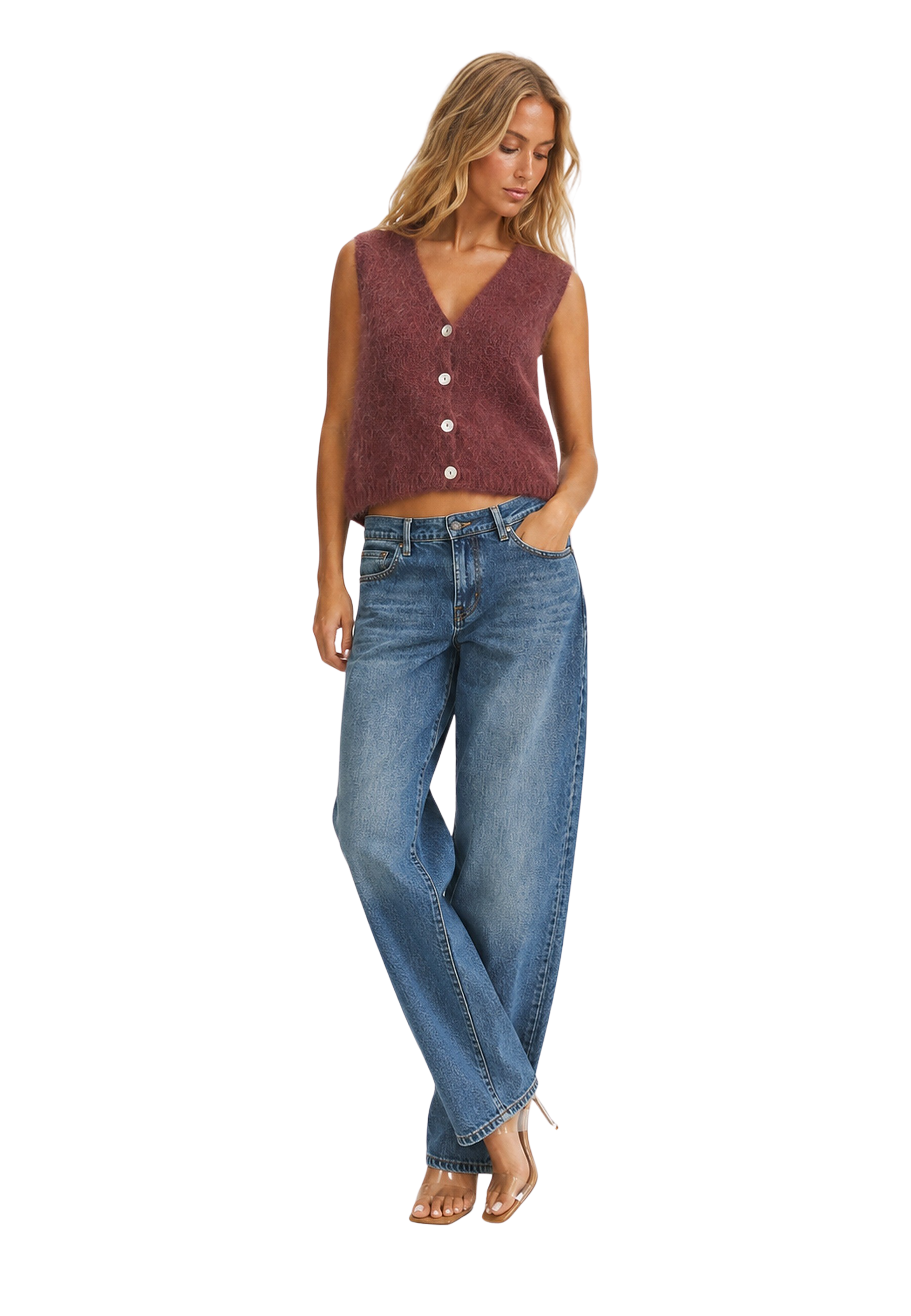 Telma Vest Bordeaux image