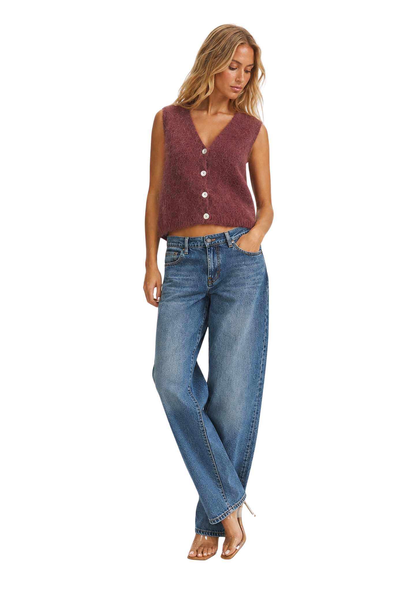 Telma Vest Bordeaux image