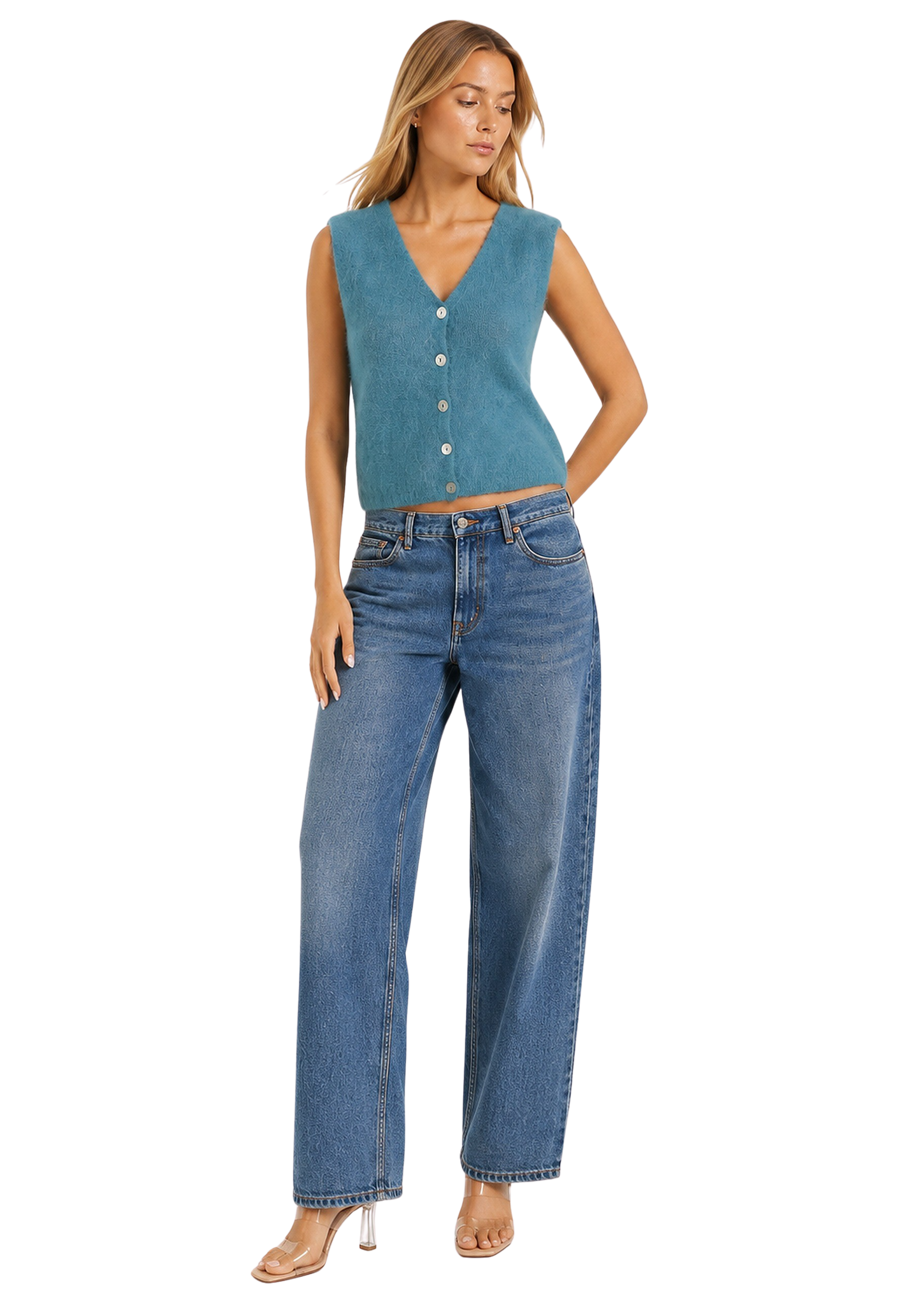 Telma Vest Teal Blue image