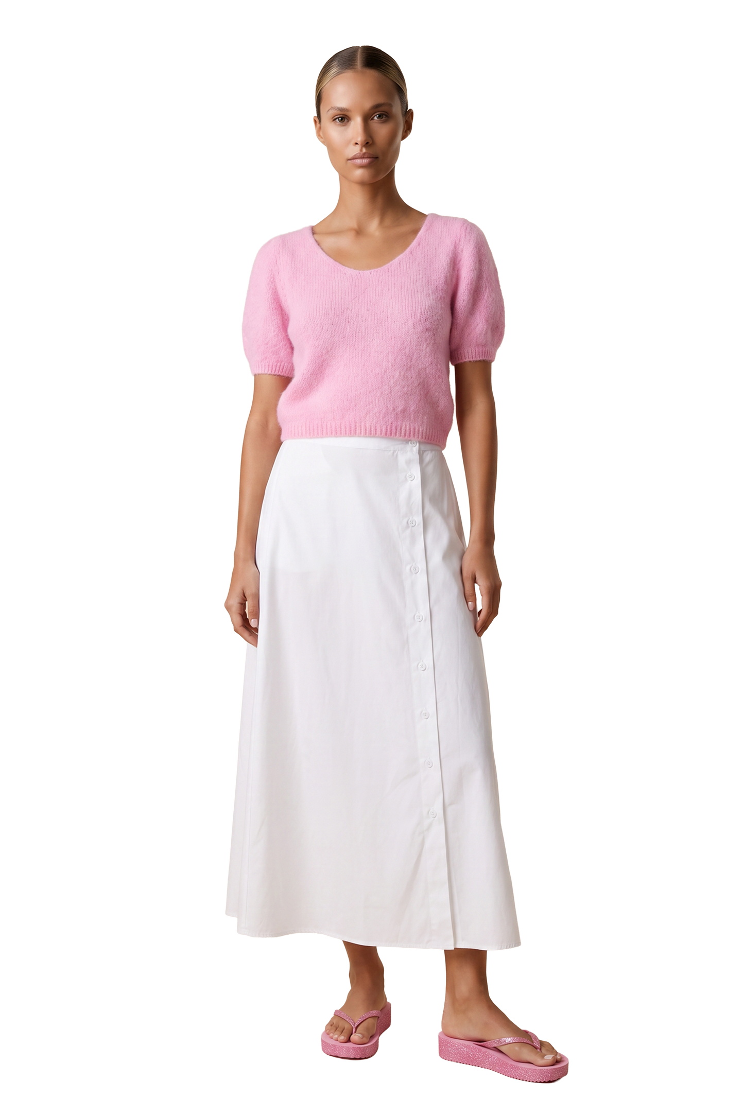 Layla Skirt White