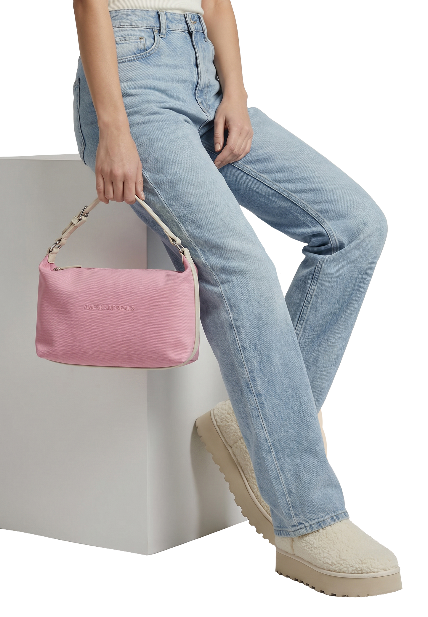 Canvas Club Bag Soft Berry