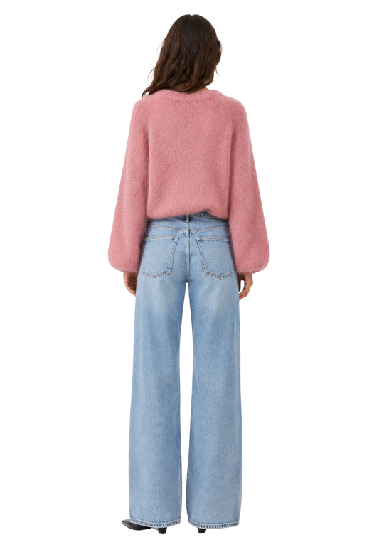 Rosie Mohair Knit Pullover Old Rose image