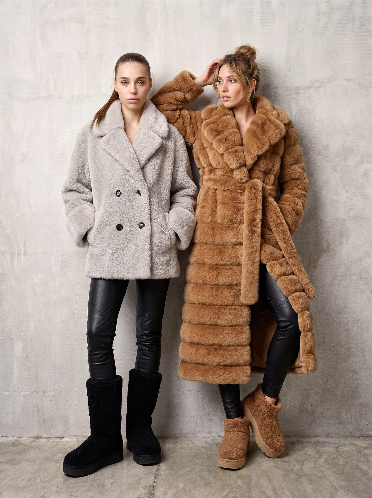 Faux fur & wool, made to last.
